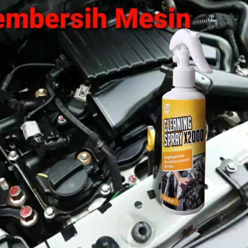Jual CLEANING SPRAY X2000 pembersih karat dan kotoran terbaik 250ml