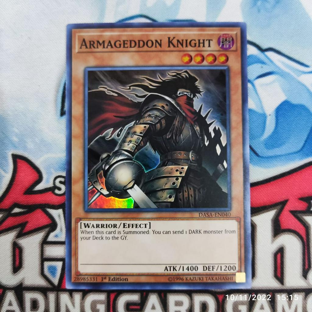 Jual yugioh armageddon knight DASA super rare original Shopee Indonesia