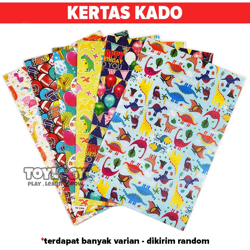 Jual Kertas Kado Bungkus Hadiah Wrapping Paper | Shopee Indonesia