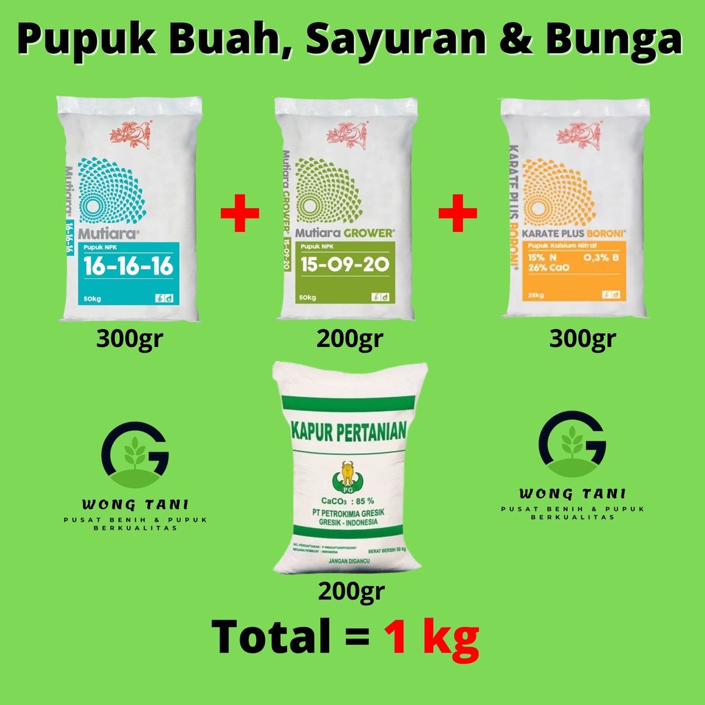 Jual Pupuk Buah & Sayuran Masa Vegetatif (Pertumbuhan) Generatif ...