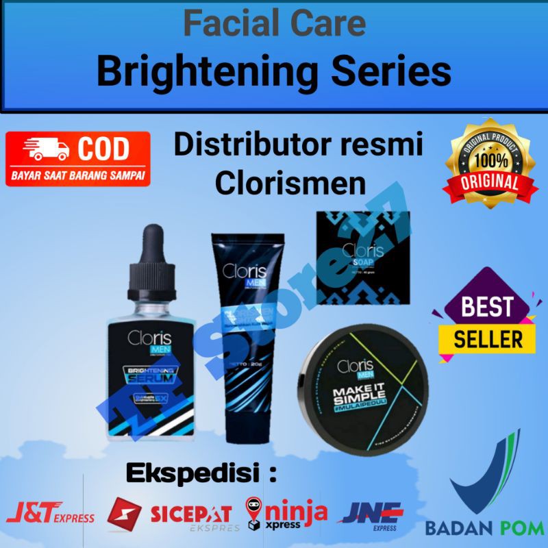 Jual CLORISMEN Brightening Series Perawatan Paket Lengkap Ampuh Untuk ...