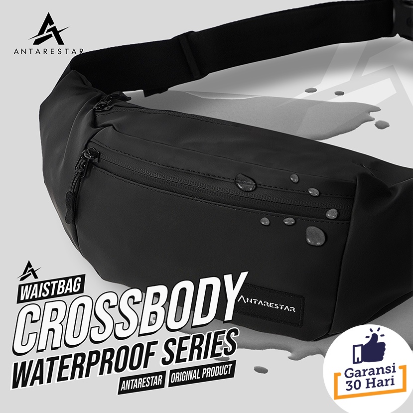 Jual Antarestar Official Tas Selempang Waterproof Slempang Pria Wanita Waist Bag Crossbody