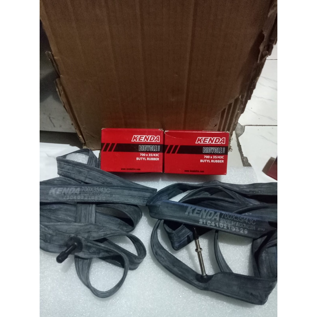 Tubo Pneumatico Bici Strada Camera D'Aria Bici Da 2 Pezzi 700X35-43C Con Valvola Schrader Un 2 Camera D'aria 700x35