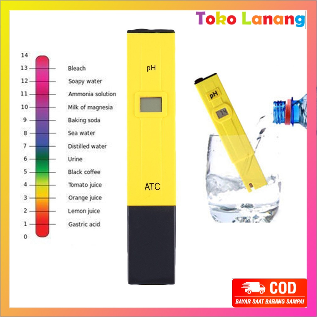 Jual TWL DIGITAL PH METER ATC ALAT UKUR UJI KEASAMAN AIR Shopee Indonesia
