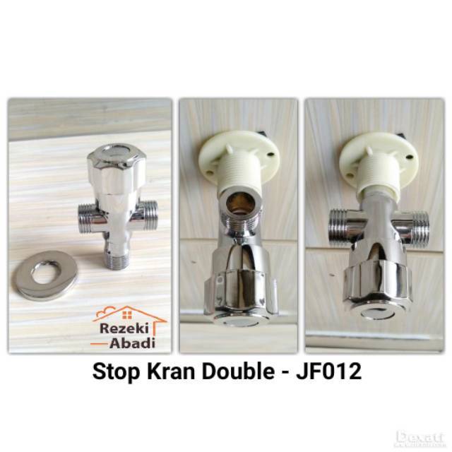 Jual Stop Kran Double Fionni Stop Kran Cabang Stop Kran Kloset Shopee Indonesia