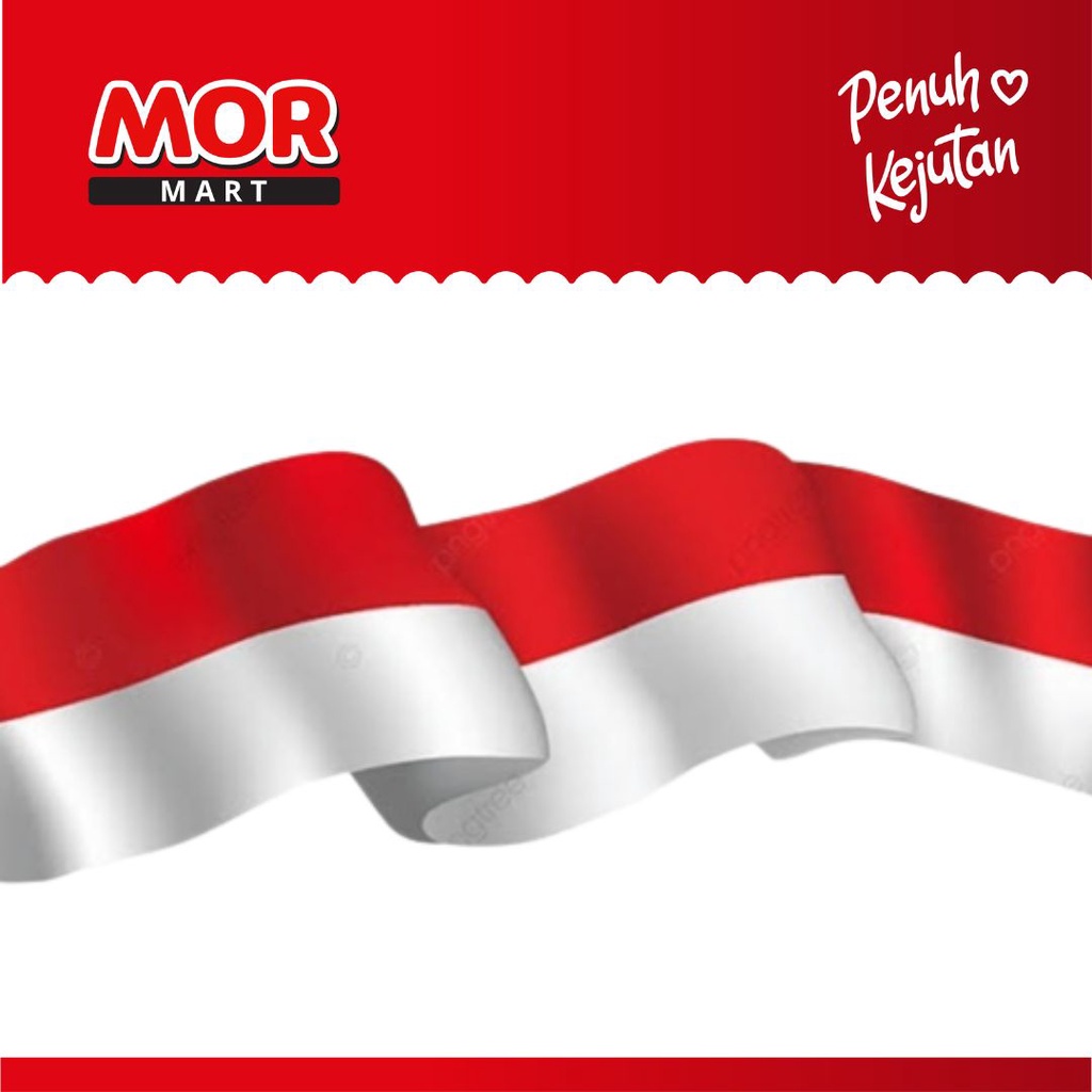 Jual hut ri bendera merah putih memanjang 60 x 600 cm shopee indonesia