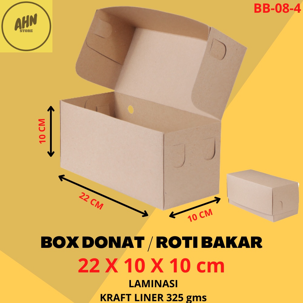 Jual KARDUS BOX DONAT KUE / KOTAK DUS BOLU KUE BOMBOLONI ROTI BAKAR ...