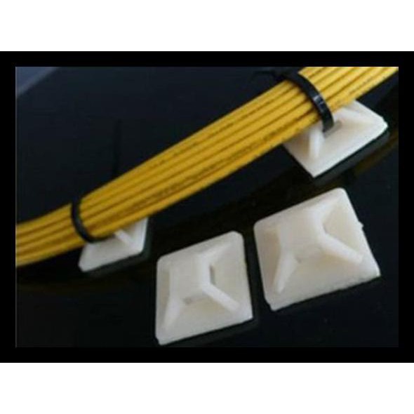 Jual Cable Tie Mounts 20 x 20 (Pengikat/Pengait Kabel Ties) | Shopee ...