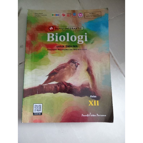 Jual PR Buku Interaktif Biologi SMA/MA Kelas XII Intan Pariwara ...