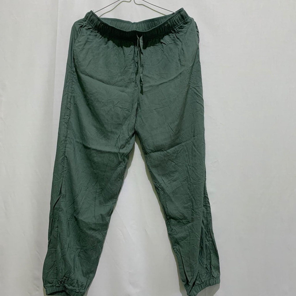 UNIQLO DRAPE JOGGER PANTS CELANA JOGGER WANITA