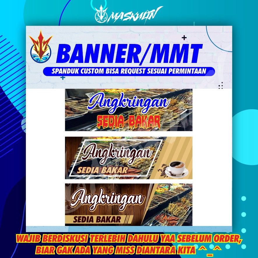 Jual Banner Mmt Spanduk Angkringan Shopee Indonesia