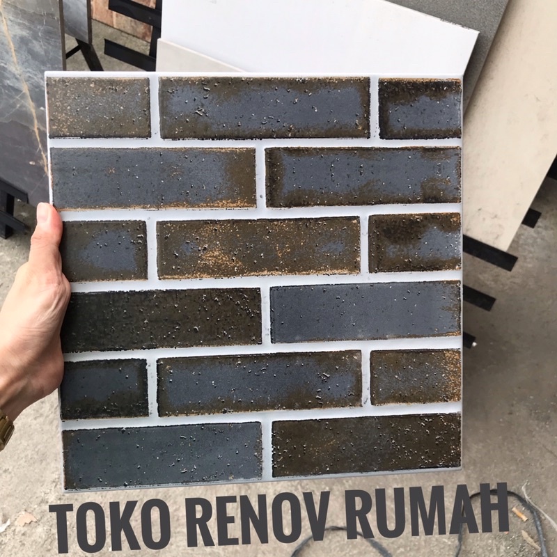 Jual keramik lantai 30x30 motif bata/ keramik teras/ keramik motif bata