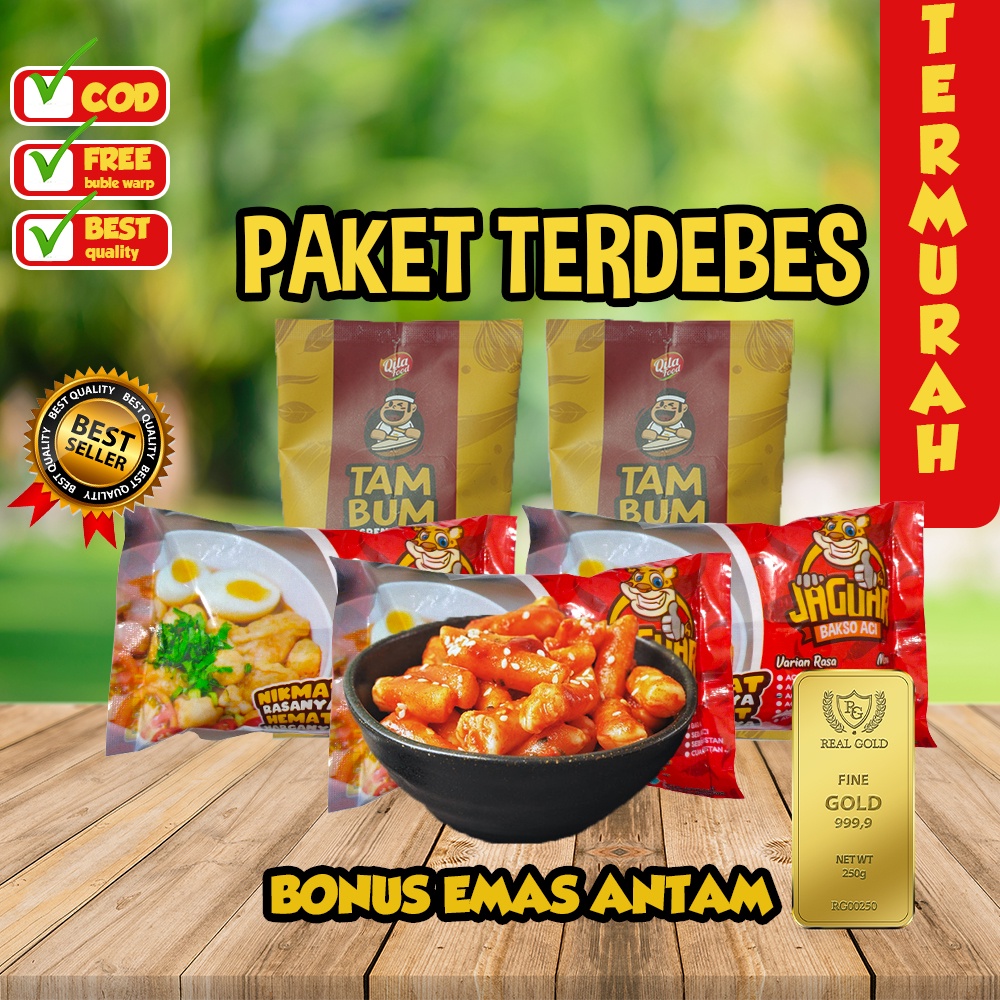 Jual Paket Terdebes Bonus Emas Baso Aci Bakso Aci Tulang Rangu