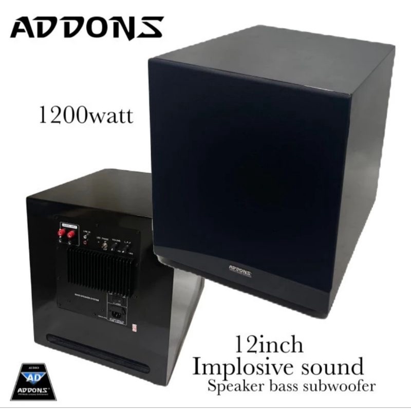Jual Subwoofer Addons 12 Inch ADB-12 Speaker Subwoofer Bass | Shopee ...