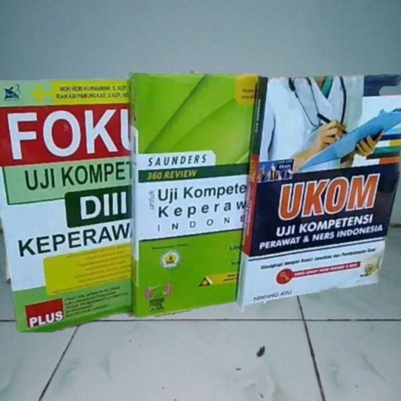 Jual Paket 3 Buku Fokus D3,uji Kompetensid3 Dan Ukom | Shopee Indonesia