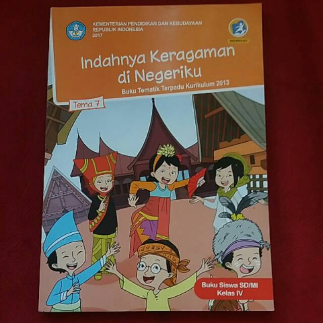 Jual Buku Tematik Kelas 4 Tema 7 Indahnya Keragaman Di Negeriku