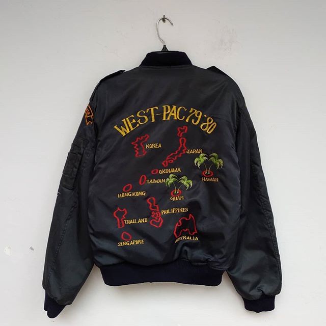 West Pack 79-80s Bomber Sukajan Jacket（Jual Vtg West Pac 79-80  