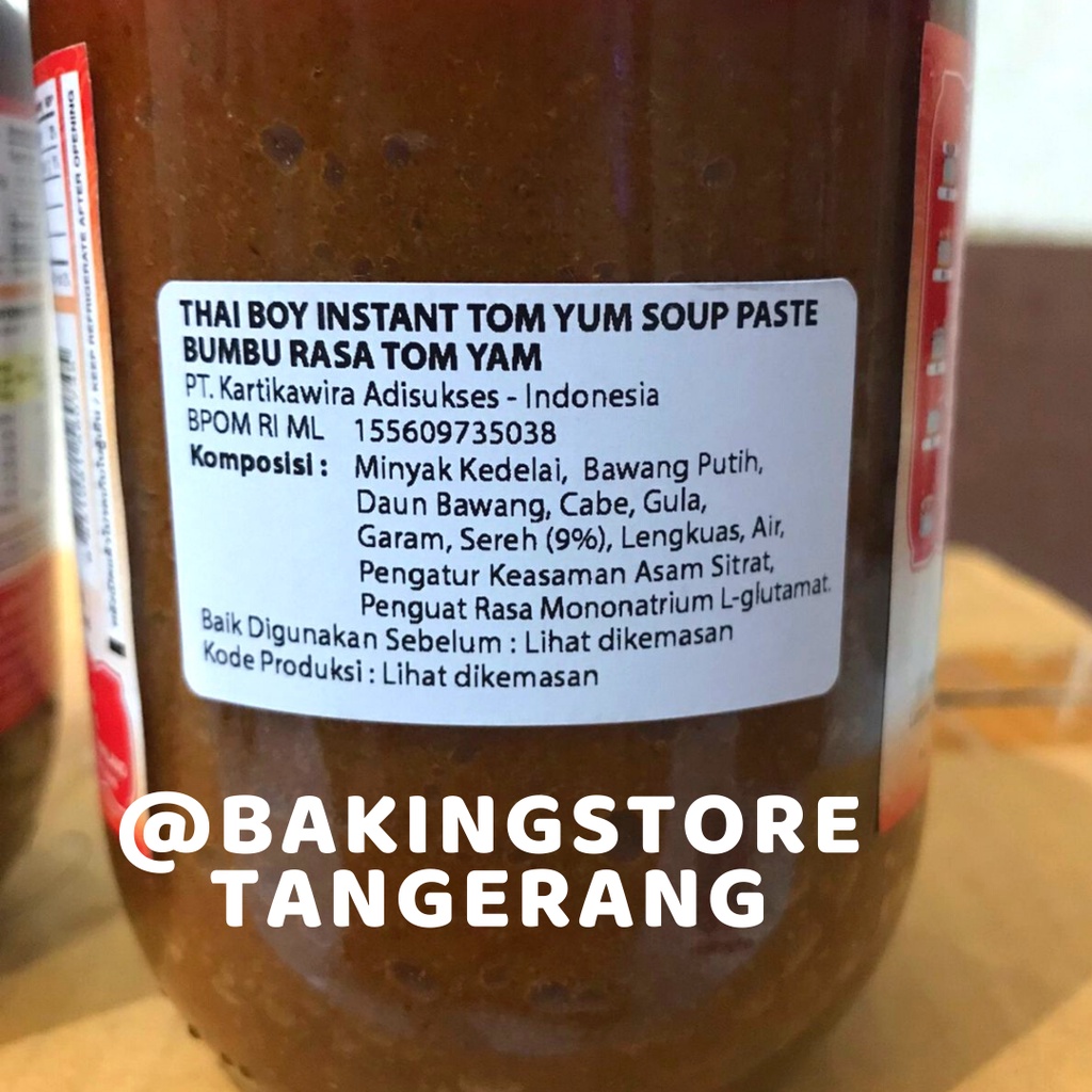 Jual Thai Boy Tom Yum Soup Paste 500 Gr | Bumbu Tom Yam | Shopee Indonesia
