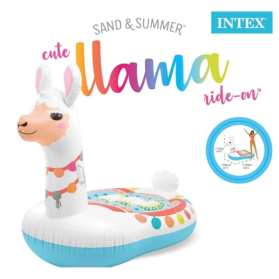 Jual Pelampung Ban Renang Floaties Cute Llama Ride-on INTEX 57564 Float ...