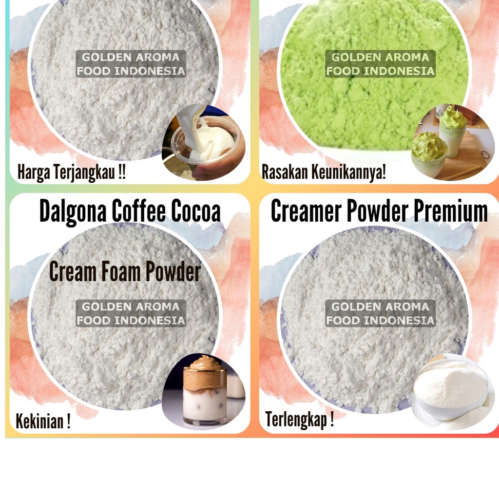 Jual BUBUK CREAMER FOAM POWDER 100 GRAM KRIMER CHEESE KEJU PREMIUM