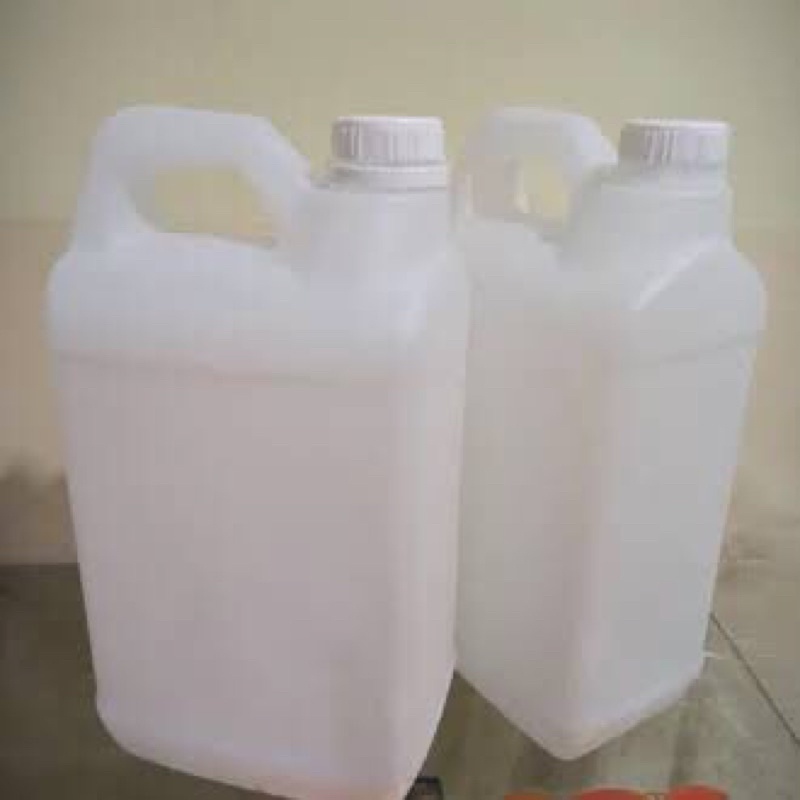 Jual Botol Plastik Jerigen Dirigen Jirigen Jrigen Putih Natural 5 Liter ...