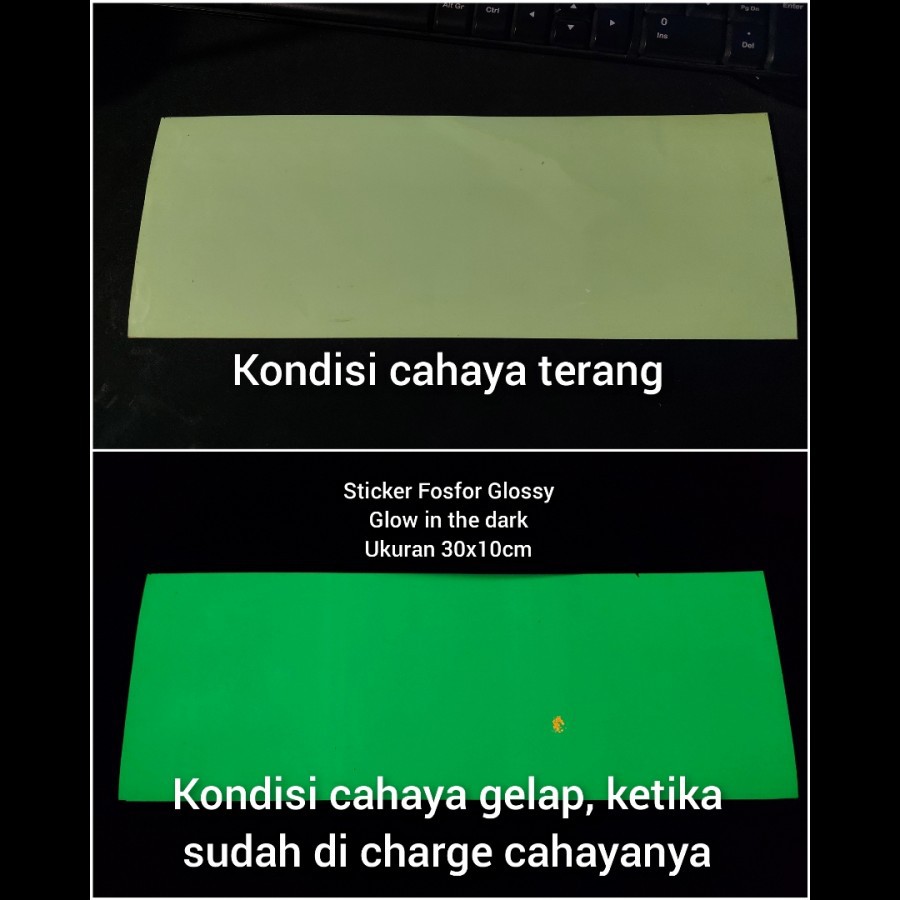 Jual Bahan Sticker Fosfor Glow in the Dark | Shopee Indonesia