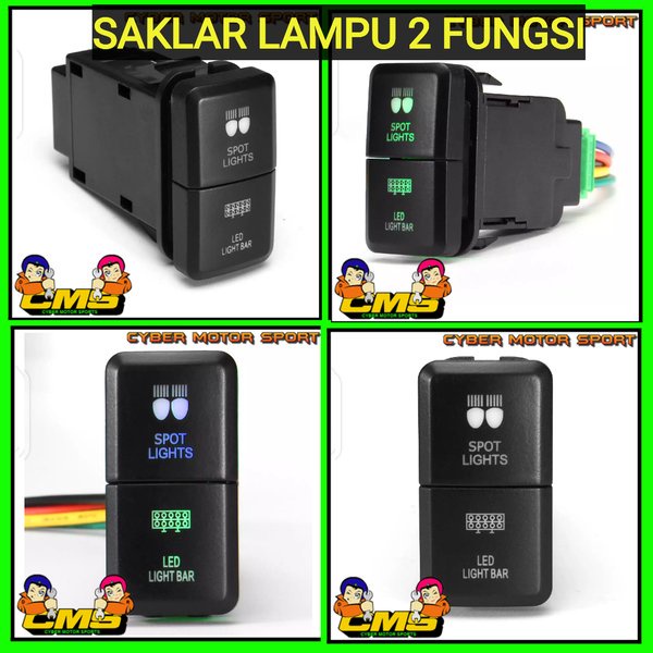 Jual Sakelar Lampu Fungsi Universal Saklar Lampu Mobil Switch Lampu