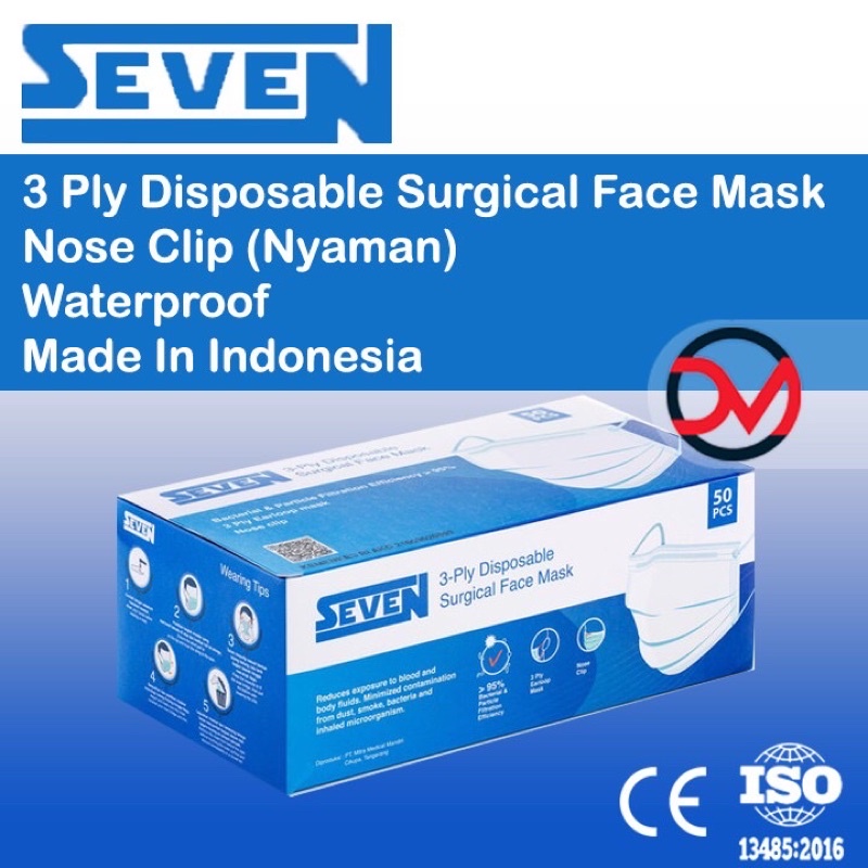Jual MASKER 3PLY 50PCS/BOX WARNA PUTIH | Shopee Indonesia