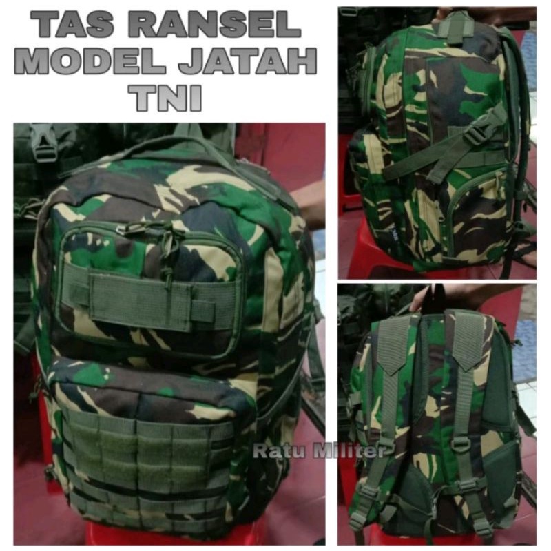 Jual Tas Ransel RAIDER model jatah TNI LOreng MALVINAS premium | Shopee ...
