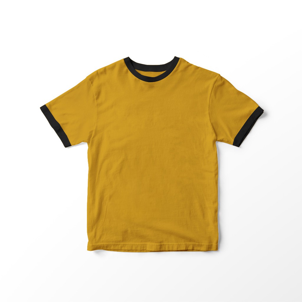 Jual PROMO YELONIX - BAJU KAOS POLOS RINGER TEE CEWEK SOFT SPANDEK ...