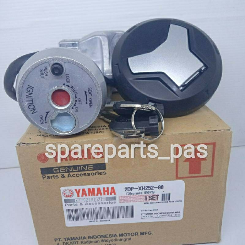 Jual Kunci Kontak Key Set Assy + Tutup Tangki Yamaha Nmax N-Max Old ...