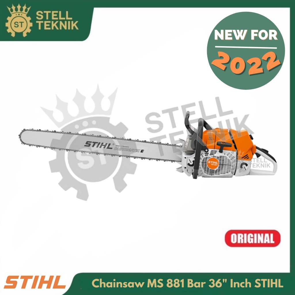 Jual Chainsaw Mesin Gergaji Kayu MS 881 Bar 36" Inch STIHL NEW EDITION ...