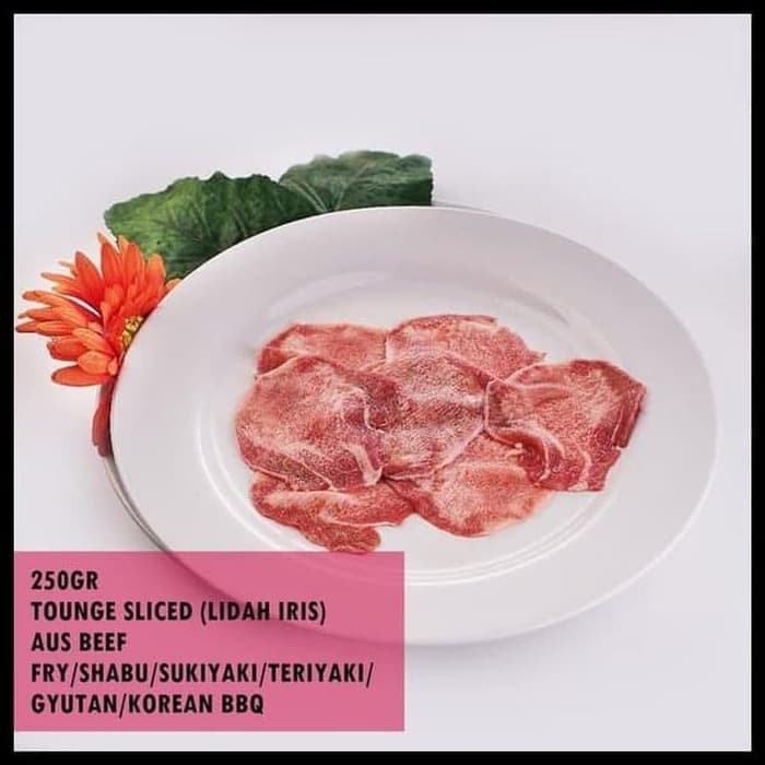 Jual Daging Lidah Sapi Slice AUS Impor / Ox tongue sliced / Gyutan 250g ...