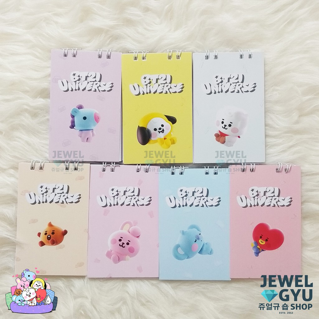 Jual Baby BT21 Mini Notebook / Notes Spiral BTS KPOP Korea | Shopee ...