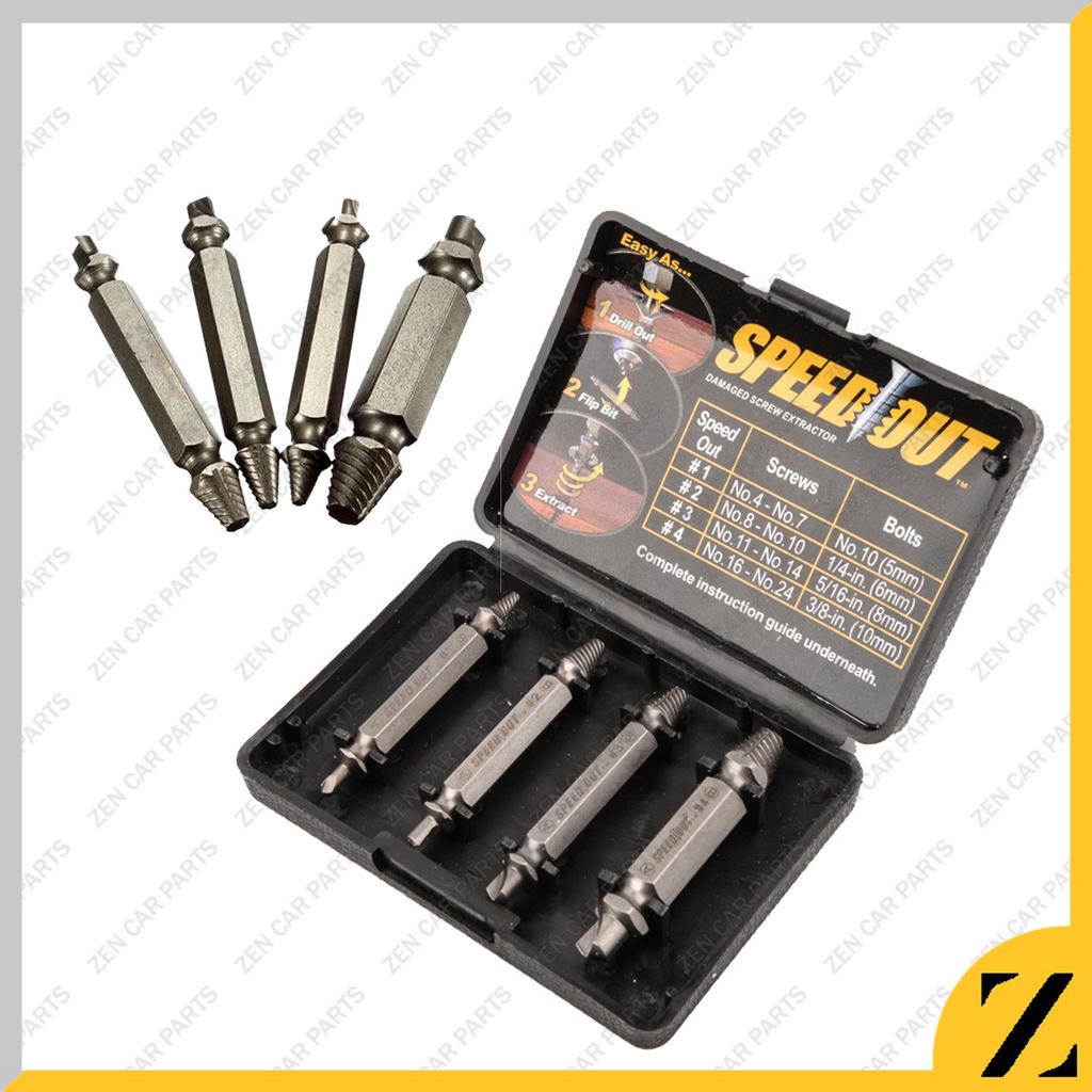 Jual ONEL Speedout Tool Damage Screw Extractor Remover Stripped Alat ...