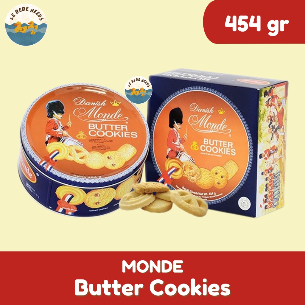 Jual Monde Butter Cookies 454gr Monde Butter Cookies Kaleng Biskuit