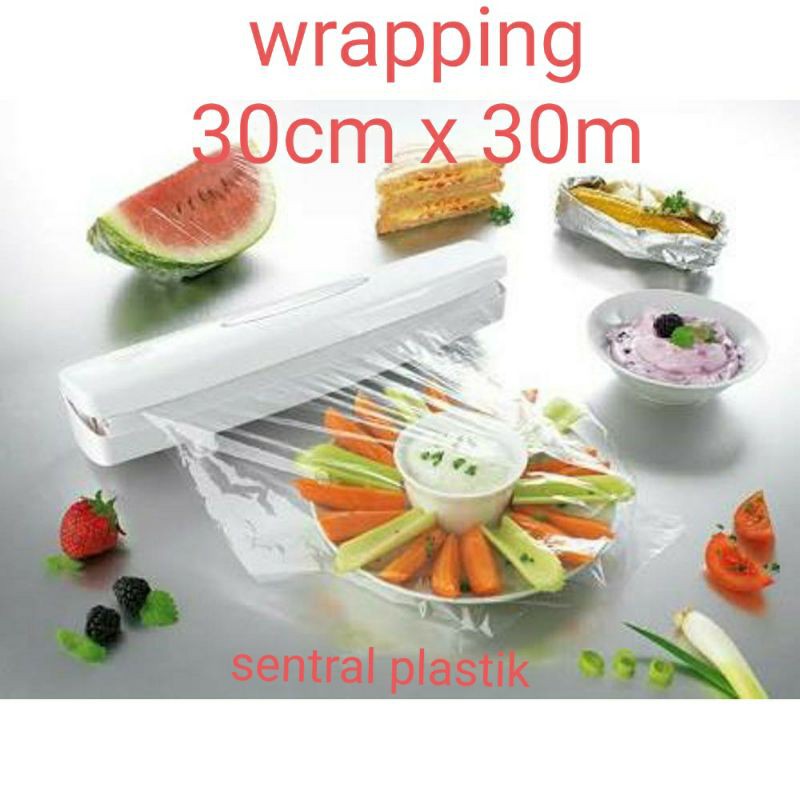 Jual Plastik wrapping makanan 30cm x 30m | Shopee Indonesia