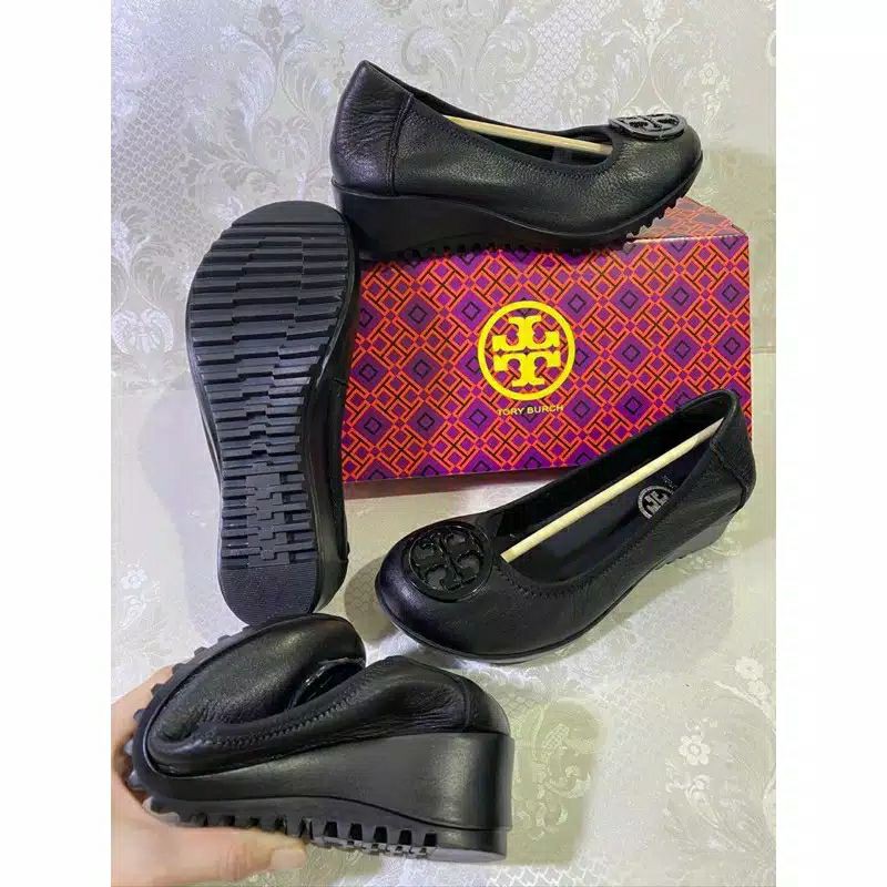 Sepatu wedges tory burch new arrivals