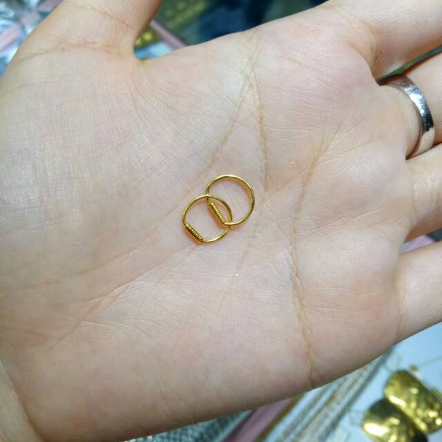 Jual Anting bayi kenip 24k 0,55gr | Shopee Indonesia