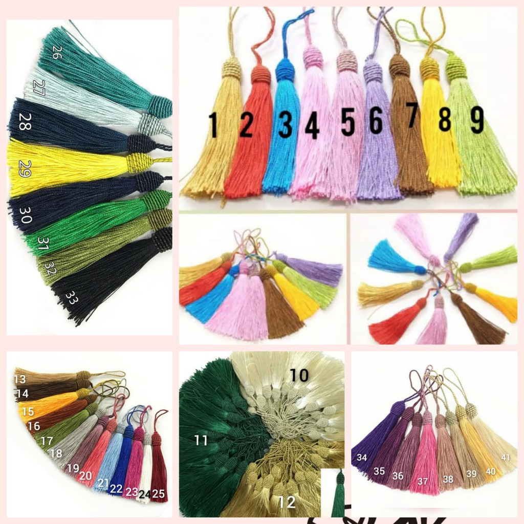 Jual TASEL TAWON RUMBAI | TASEL IMLEK | TASSEL CHINE RUMBAI (10 CM ...