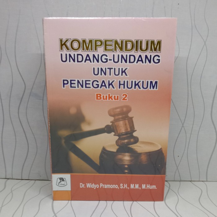 Jual BUKU KOMPENDIUM UNDANG - UNDANG UNTUK PENEGAK HUKUM BUKU 2 ALUMNI ...