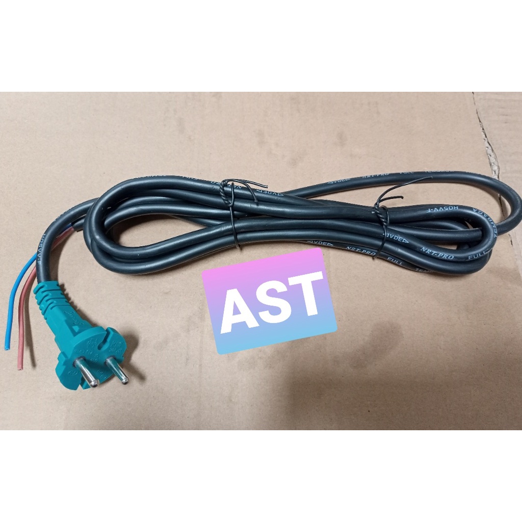 Jual KABEL LISTRIK POWER TOOL 2x3 M (KABEL SERBAGUNA) CABLE + KEPALA ...