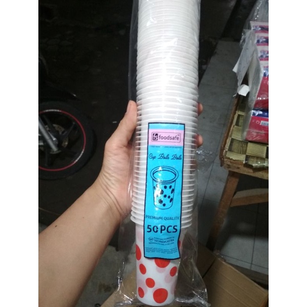 Jual Gelas Plastik Bola Bola Gelas Polkadot Isi 50 Cup Shopee Indonesia 0018