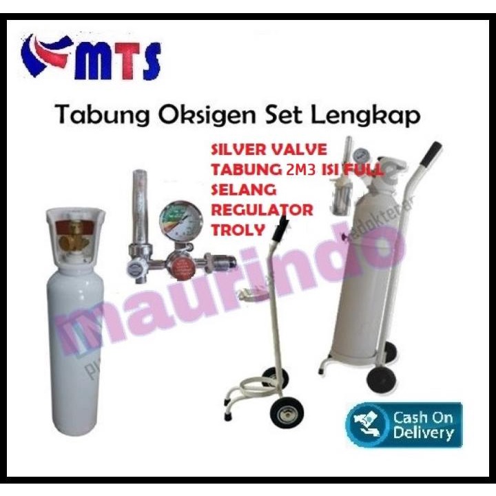 Jual Tabung Oksigen 2m3 Lengkap Komplit Siap Pakai Tabung 2 M3 Isi Full Shopee Indonesia 