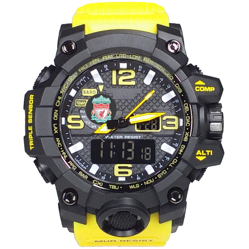 Jual Jam LIVERPOOL Double Time Tali Kuning (Exclusive) | Shopee Indonesia