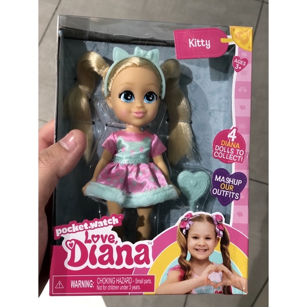 Jual Love Diana Kitty Pocket Watch Diana Dolls Original Shopee