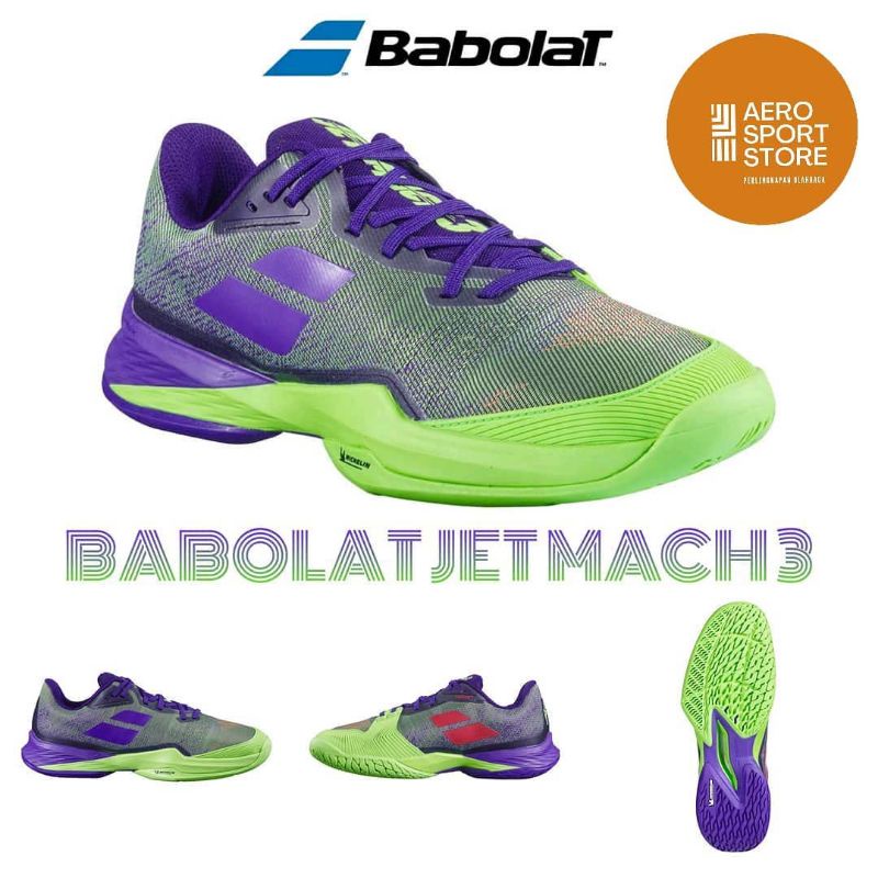 Jual [ SEPATU TENIS LAPANGAN BABOLAT JET MACH 3 2021 ] | Shopee Indonesia