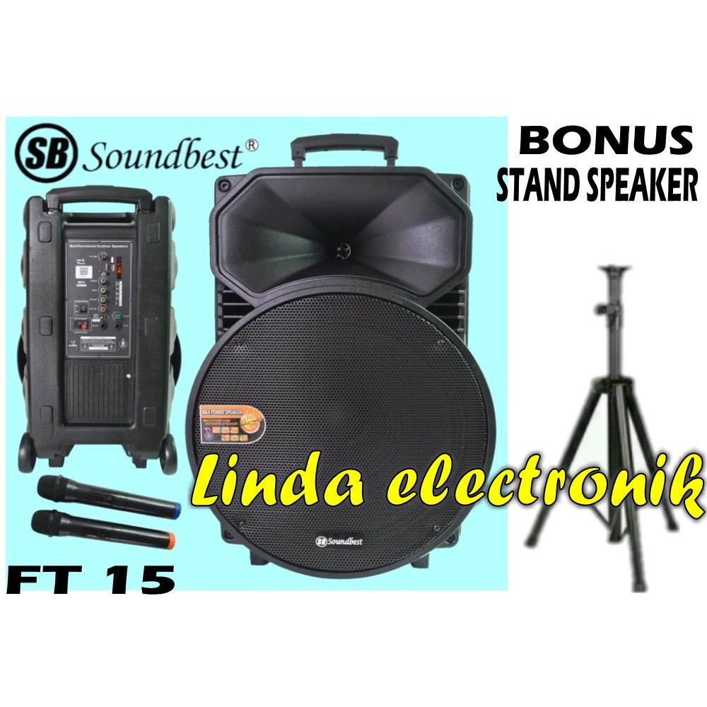 Jual portable wireless soundbest ft15 dan aiwa aw215 dan vpk sl14 dan ...