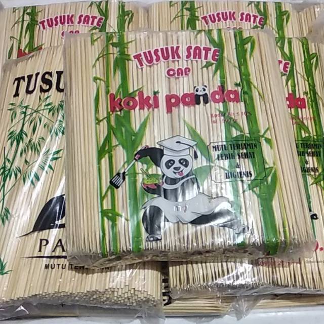 Jual Tusuk Sate Cilok Import Ukr 15 Cm Cap Koki Panda 500 Gram Shopee