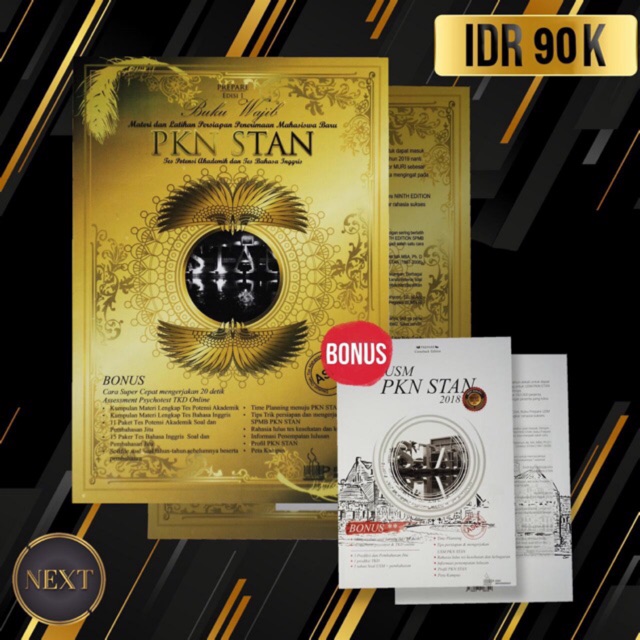 Jual Buku Persiapan SPMB PKN STAN 2019 GOLD Edition Shopee Indonesia